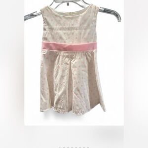 Rare Editions White Dress with Pink Accents size 2T